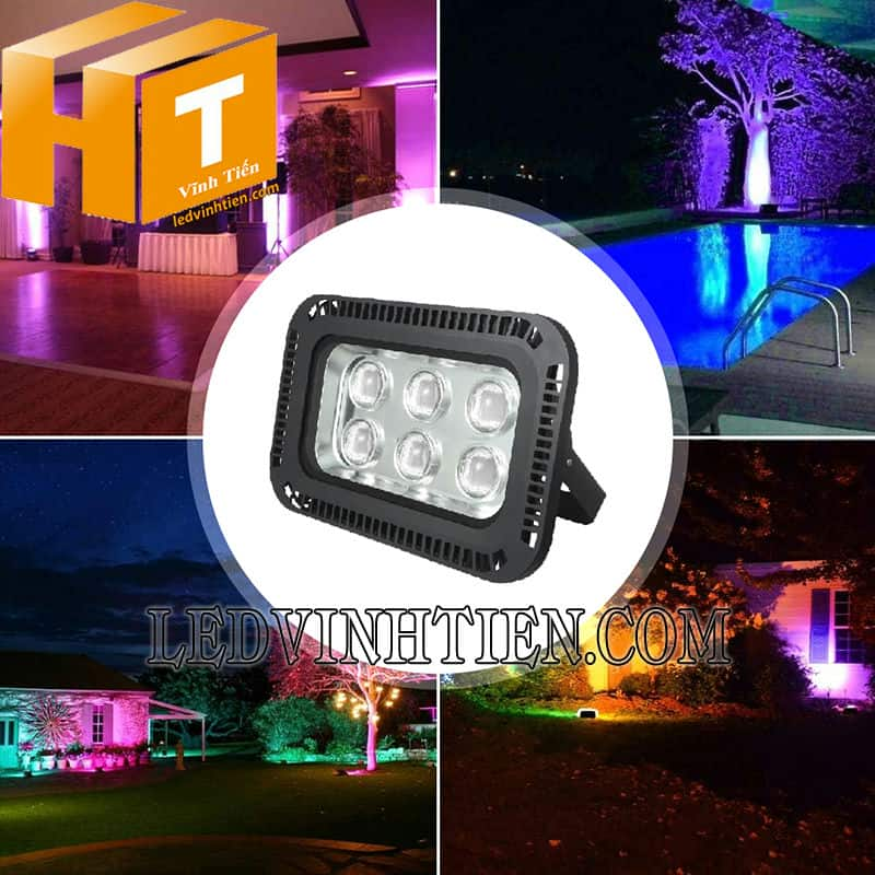 Đèn pha led đổi màu 300W