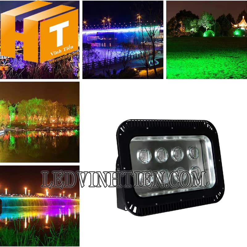 Đèn led pha đổi màu công suất 400w