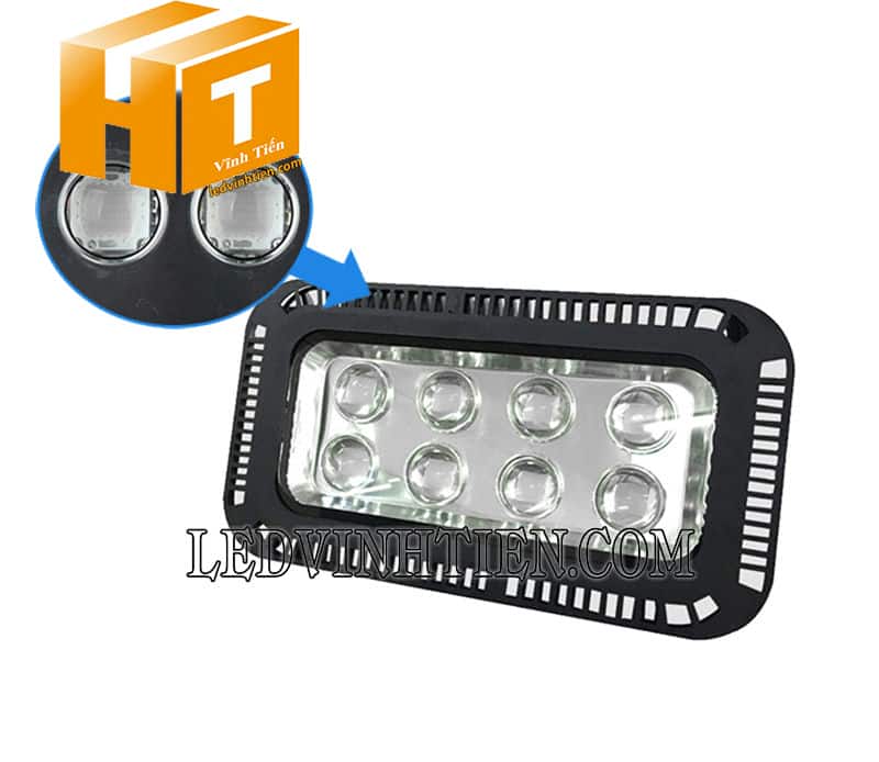 Đèn pha led 400W đổi màu giá rẻ