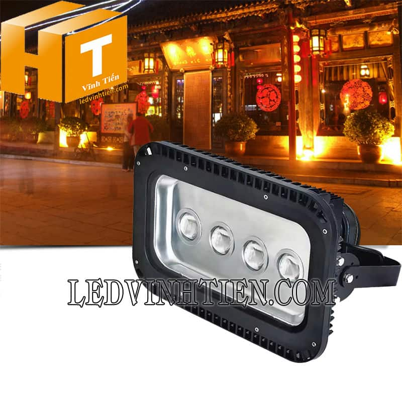 Đèn led pha cầu lồi đổi màu 200W