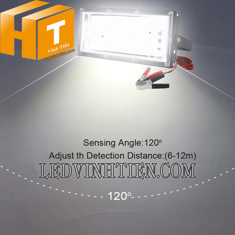 Đèn led pha 12V chiếu rộng