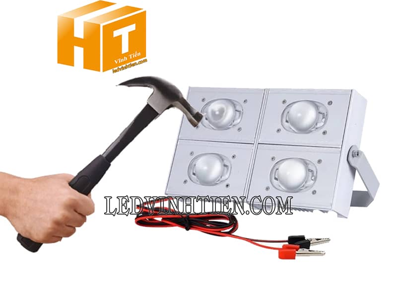 Đèn pha led dùng bình 200W vỏ dày