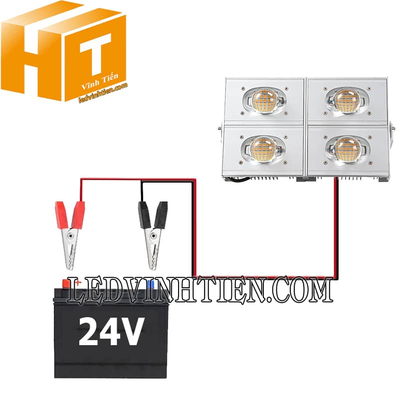 Đèn pha điện bình 24V 200W