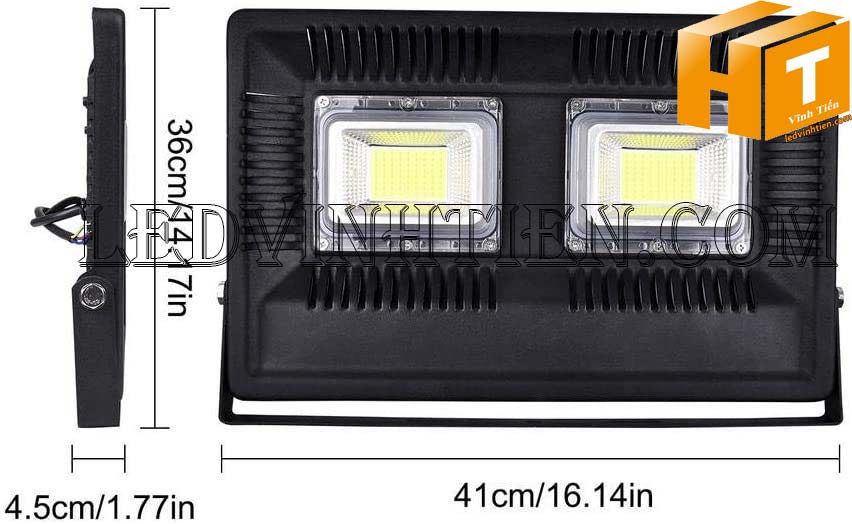 Đèn pha led siêu mỏng 100W, gọn nhẹ, tim led AC, đấu trực tiếp điện 220V là sản phẩm của công ty đèn led Vĩnh Tiến, nhập khẩu và phân phối sỉ, Đèn pha led siêu mỏng 100W được sử dụng cho chiếu sáng biển quảng cáo, sân chơi thể thao, chiếu sáng cho các nhà xưởng, bảng hiệu, bảng quảng cáo,chiếu sáng công cộng,chiếu sáng sân vườn, IP66, 67, 65, ÁNH SÁNG TRẮNG, VÀNG | Góc chiếu 60 độ | LEDVINHTIEN.COM chuyên đèn led công nghiệp chiếu sáng xa, rộng, chiếu sáng bảng hiệu, chiếu sáng bảng quảng cáo DÙNG CHIẾU SÁNG NGOÀI TRỜI, SÂN VẬN ĐỘNG, SÂN BANH, QUẢNG TRƯỜNG, CÔNG VIÊN,...