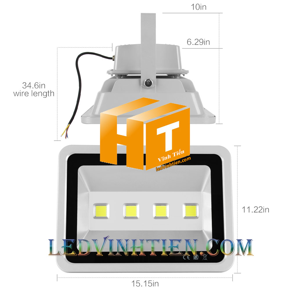 Hình ảnh chi tiết mọi góc cạnh của Đèn pha led 200W vỏ xám loại tốt, giá rẻ, đủ công suất, chip led epistar,  Bridgelux, nichia, philips, dùng chiếu sáng ngoài trời là sản phẩm của công ty đèn led Vĩnh Tiến, nhập khẩu và phân phối sỉ đèn pha chiếu xa được sử dụng cho chiếu sáng biển quảng cáo, sân chơi thể thao, chiếu sáng cho các nhà xưởng, bảng hiệu, bảng quảng cáo,chiếu sáng công cộng,chiếu sáng sân vườn, IP66, 67, 65, ÁNH SÁNG TRẮNG, VÀNG | Góc chiếu 130 độ | LEDVINHTIEN.COM. Công ty chúng tôi chuyên đèn led công nghiệp chiếu sáng xa, rộng, chiếu sáng bảng hiệu, chiếu sáng bảng quảng cáo DÙNG CHIẾU SÁNG NGOÀI TRỜI, SÂN VẬN ĐỘNG, SÂN BANH, QUẢNG TRƯỜNG, CÔNG VIÊN,...