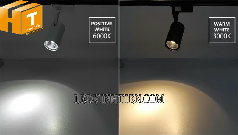 Đèn led chiếu điểm COB gắn thanh ray