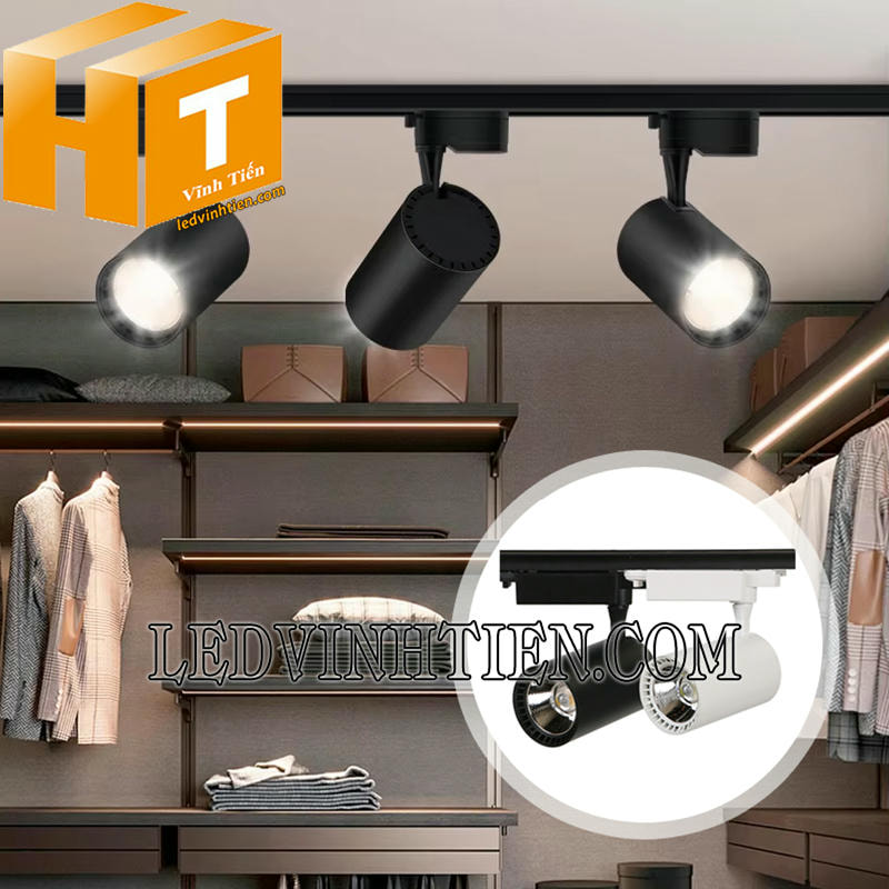 Đèn led thanh ray COB 30W siêu sáng