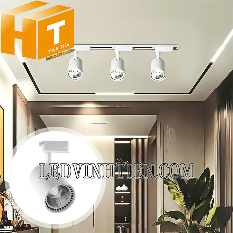 Đèn led gắn thanh ray 10W COB