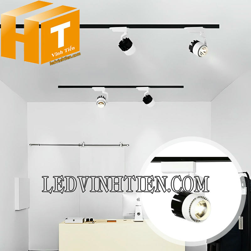 Đèn led COB 30W gắn thanh ray