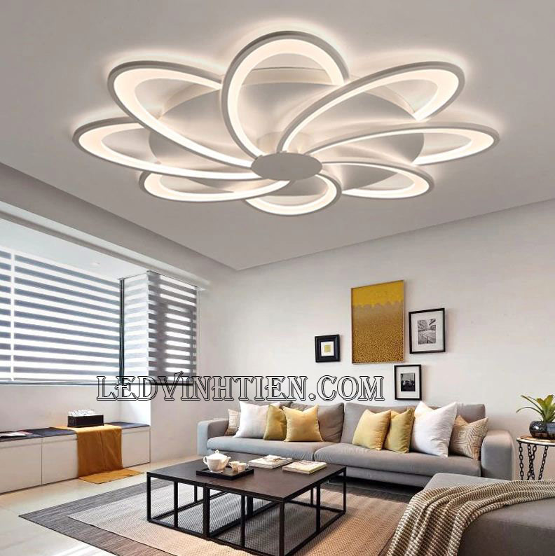  Đèn trang trí phòng khách VTPK0004,  ốp trên trần trí nhà, hay các phòng khách nhỏ, với nhiều phong cách cổ điển, hiện đại, đơn giản, ánh sáng êm dịu, không gây chóa mất, loại tốt, giá rẻ, chất lượng, chính hãng ledvinhtien.com