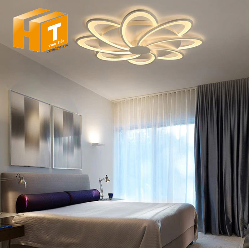  Đèn trang trí phòng khách VTPK0004,  ốp trên trần trí nhà, hay các phòng khách nhỏ, với nhiều phong cách cổ điển, hiện đại, đơn giản, ánh sáng êm dịu, không gây chóa mất, loại tốt, giá rẻ, chất lượng, chính hãng ledvinhtien.com