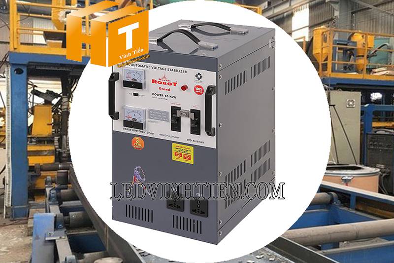 ổn áp Robot Grand 1 pha 10KVA dùng cho nhà máy