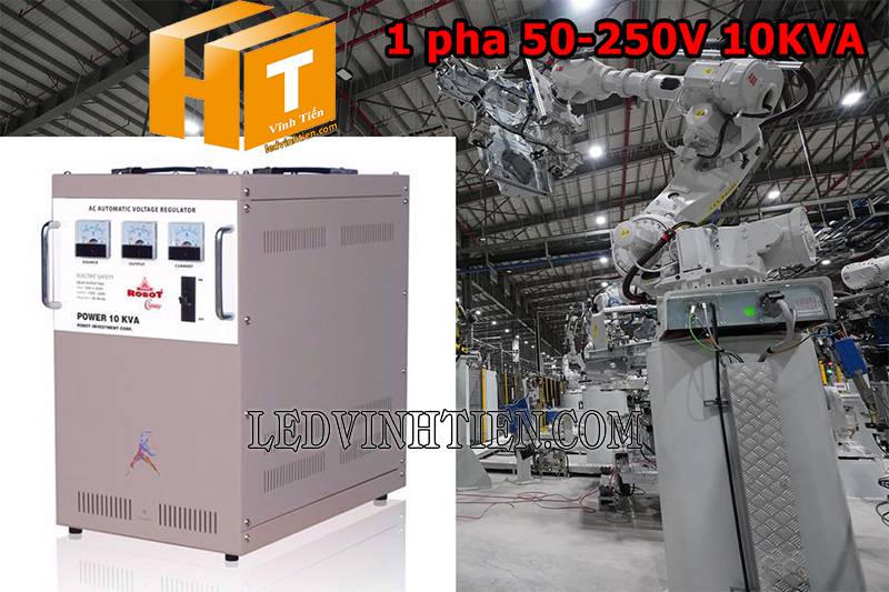 ứng dụng của ổn áp Robot Classy 1 pha 10KVA