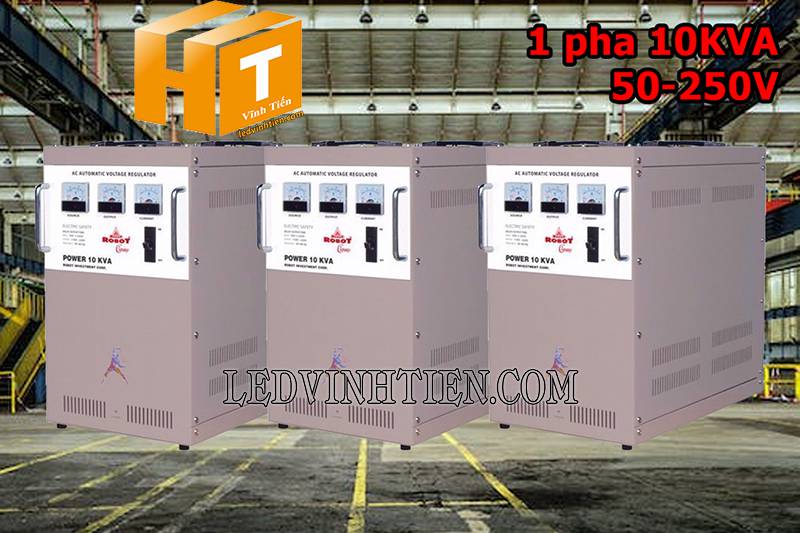 ứng dụng của ổn áp Robot Classy 1 pha 10KVA giá rẻ, loại tốt