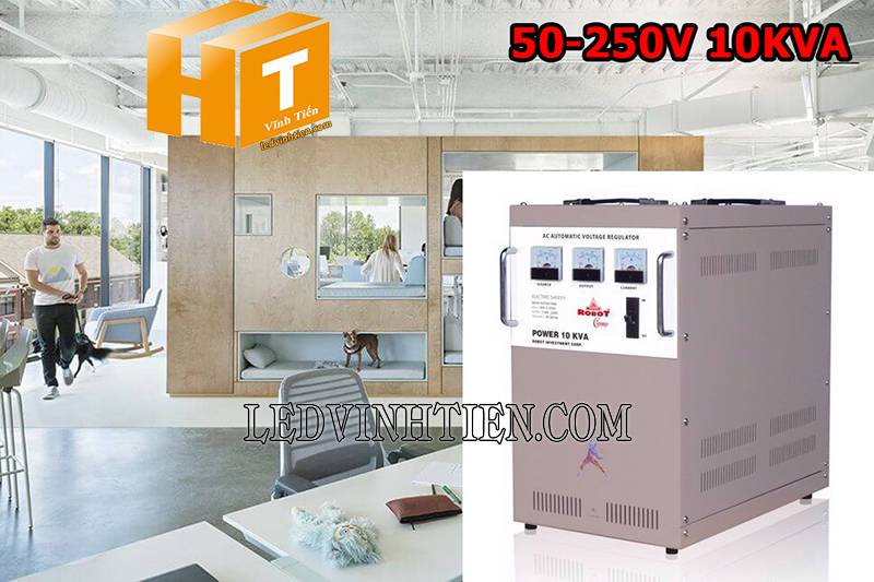 ứng dụng của ổn áp Robot Classy 1 pha 10KVA giá rẻ, loại tốt