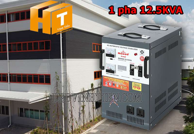 ứng dụng của ổn áp Robot Grand 1 pha 25KVA