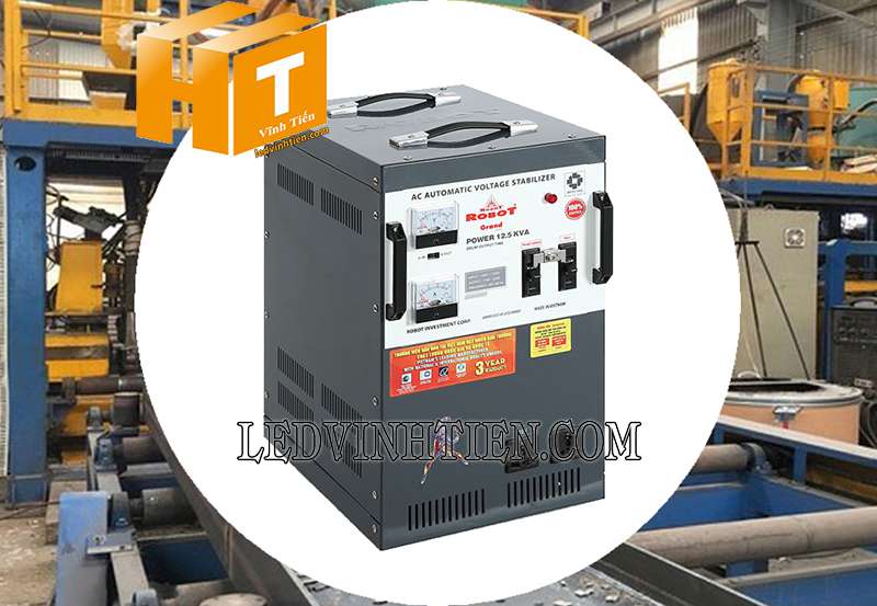 ứng dụng của ổn áp Robot Grand 1 pha 25KVA giá rẻ tại vĩnh tiến