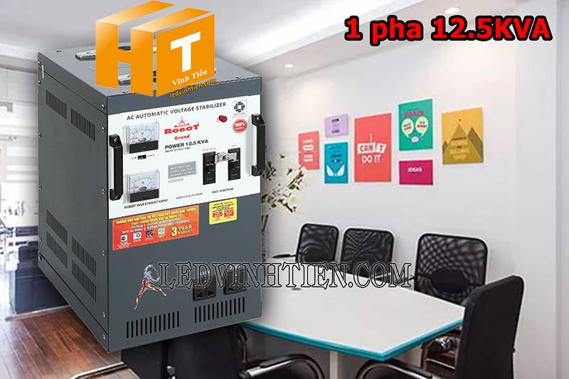 ứng dụng của ổn áp Robot Grand 1 pha 12.5KVA loại tốt