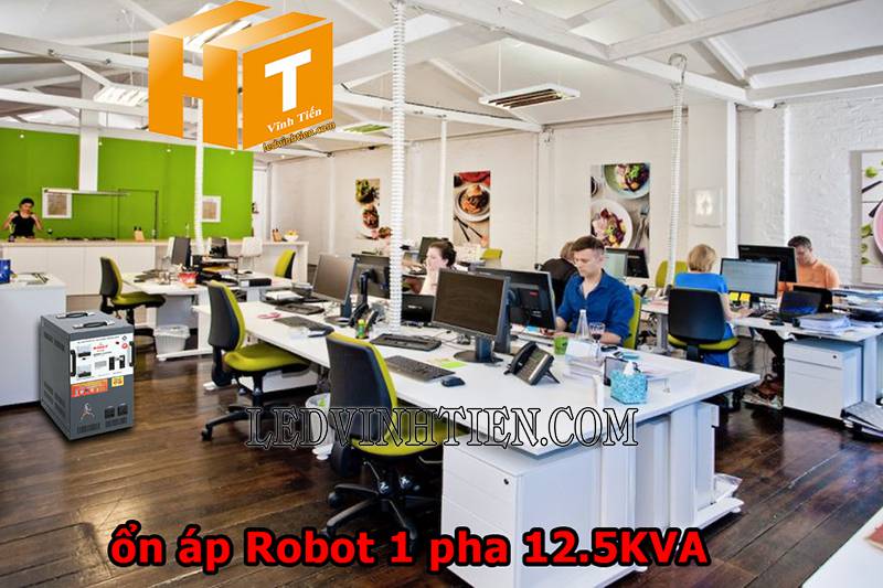 ứng dụng của ổn áp Robot Grand 1 pha 12.5KVA dùng cho văn phòng