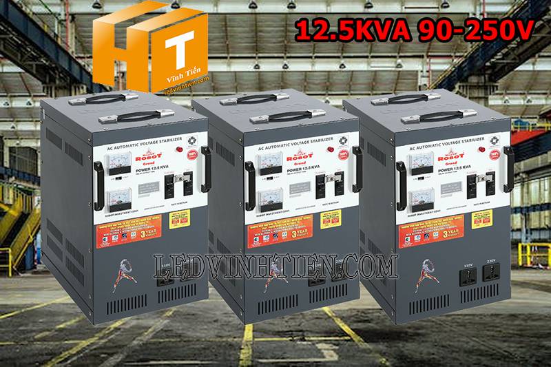 ứng dụng của ổn áp Robot Grand 1 pha 12.5KVA tại vĩnh tiến