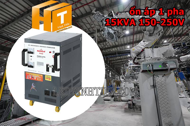 ứng dụng của ổn áp Robot Grand 1 pha 15KVA giá rẻ