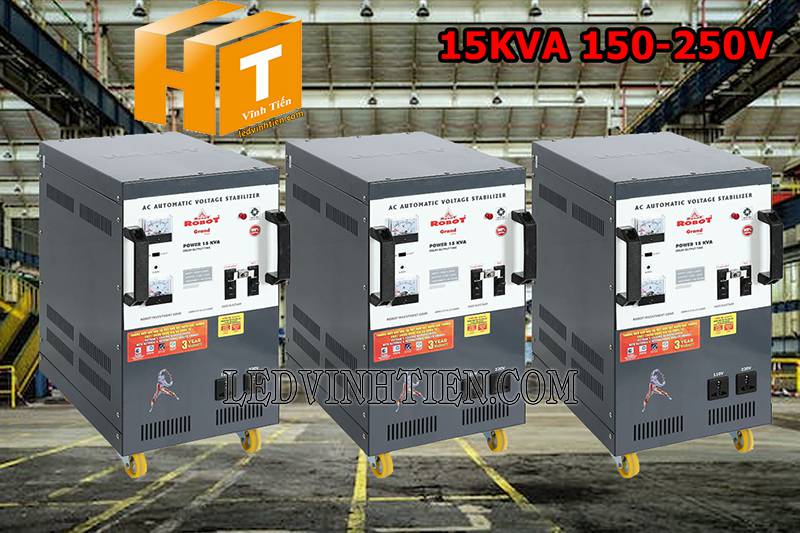 ứng dụng của ổn áp Robot Grand 1 pha 15KVA tại vĩnh tiến