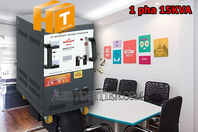 ứng dụng của ổn áp Robot Grand 1 pha 15KVA dùng cho văn phòng