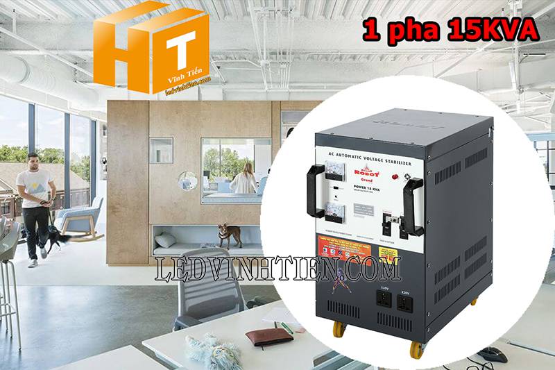 ứng dụng của ổn áp Robot Grand 1 pha 15KVA chất lượng cao tại vĩnh tiến