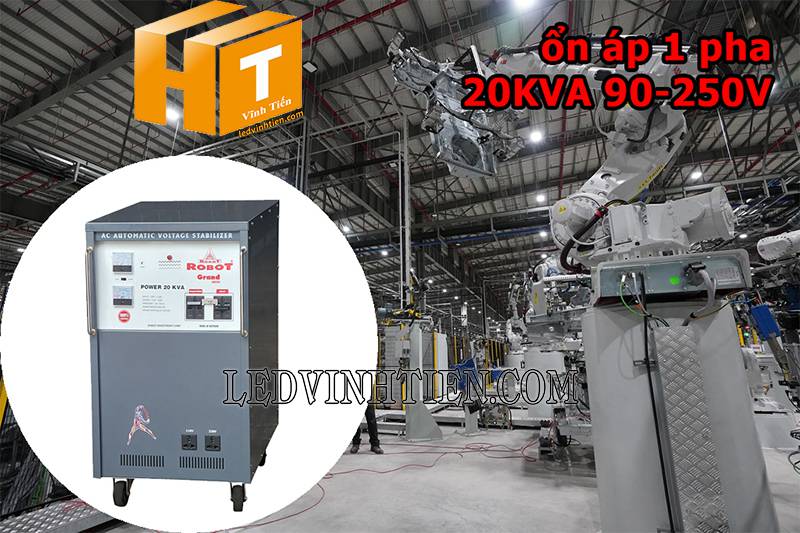 ứng dụng của ổn áp Robot Grand 1 pha 20KVA giá rẻ