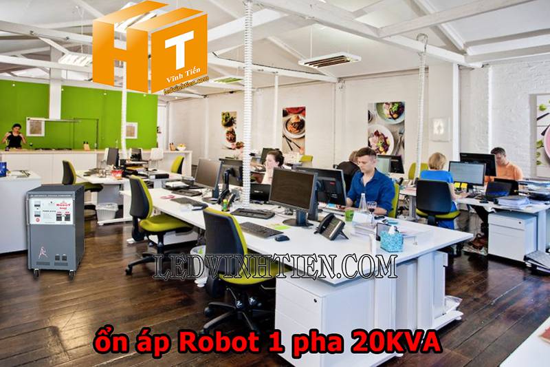 ứng dụng của ổn áp Robot Grand 1 pha 20KVA tại vĩnh tiến