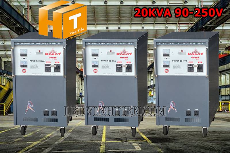 ứng dụng của ổn áp Robot Grand 1 pha 20KVA dùng cho garage