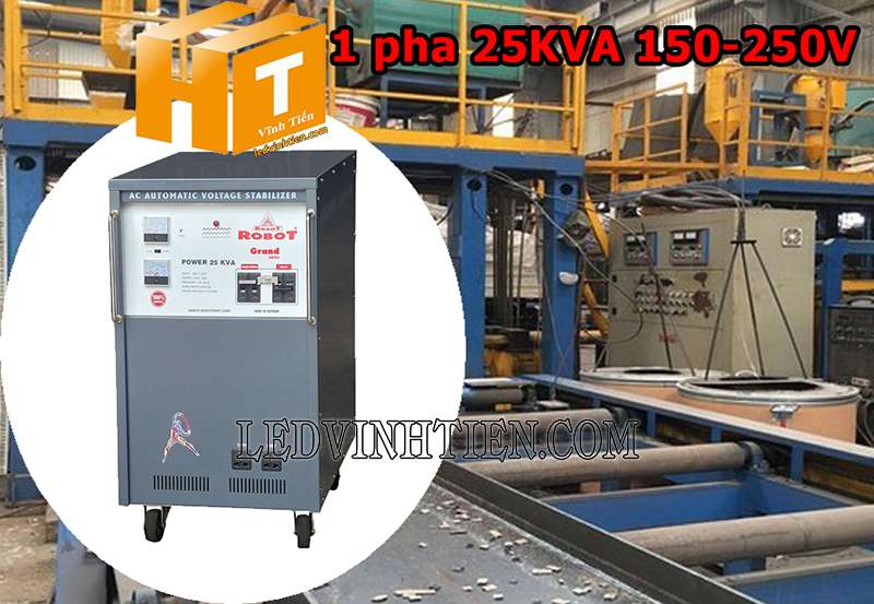 ứng dụng của ổn áp Robot Grand 1 pha 25KVA dùng cho nhà máy