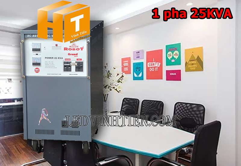 ứng dụng của ổn áp Robot Grand 1 pha 25KVA chiết khấu cao