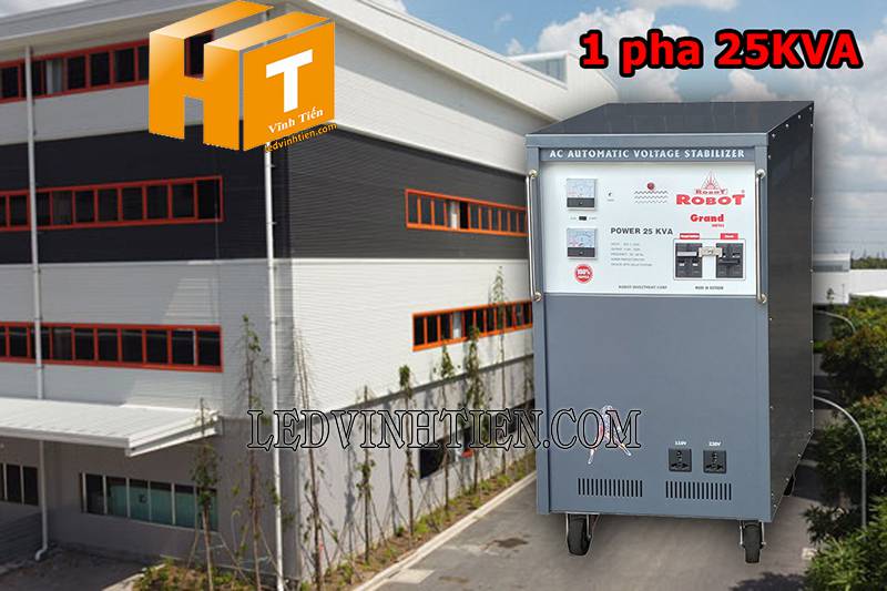 ứng dụng của ổn áp Robot Grand 1 pha 25KVA loại tốt, giá rẻ