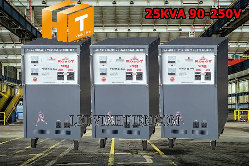 ứng dụng của ổn áp Robot Grand 1 pha 25KVA