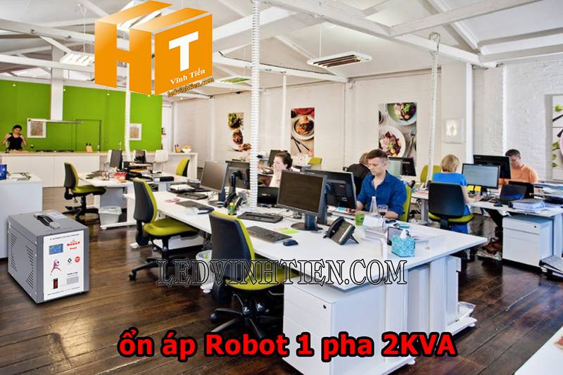ứng dụng của ổn áp Robot Grand 1 pha 2KVA dùng cho văn phòng