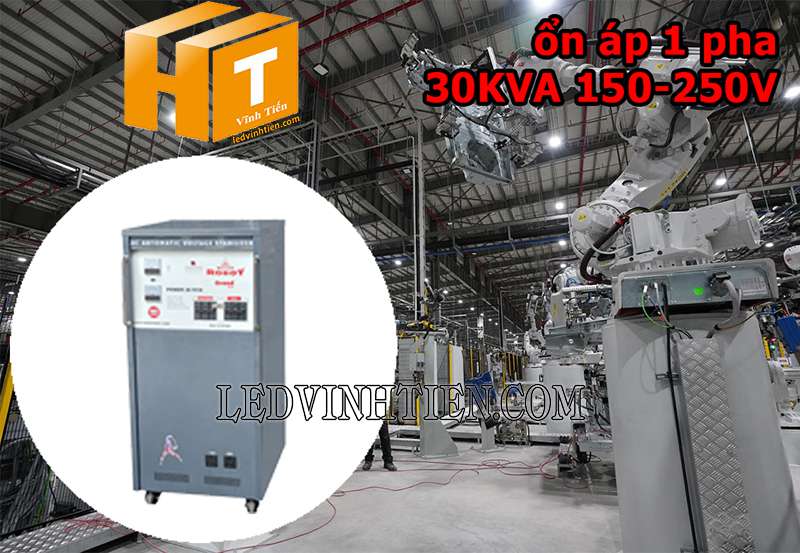 ứng dụng của ổn áp Robot Grand 1 pha 30KVA