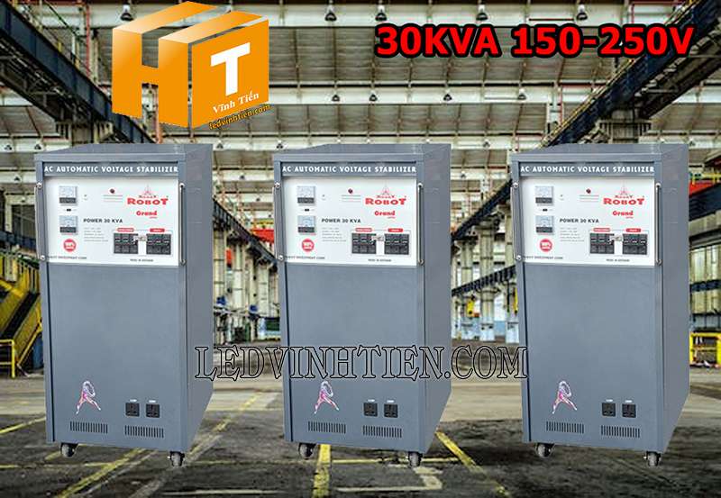 ứng dụng của ổn áp Robot Grand 1 pha 30KVA dùng cho nhà xưởng