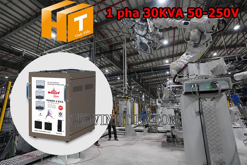 ứng dụng của ổn áp Robot Classy 1 pha 3KVA hàng chính hãng