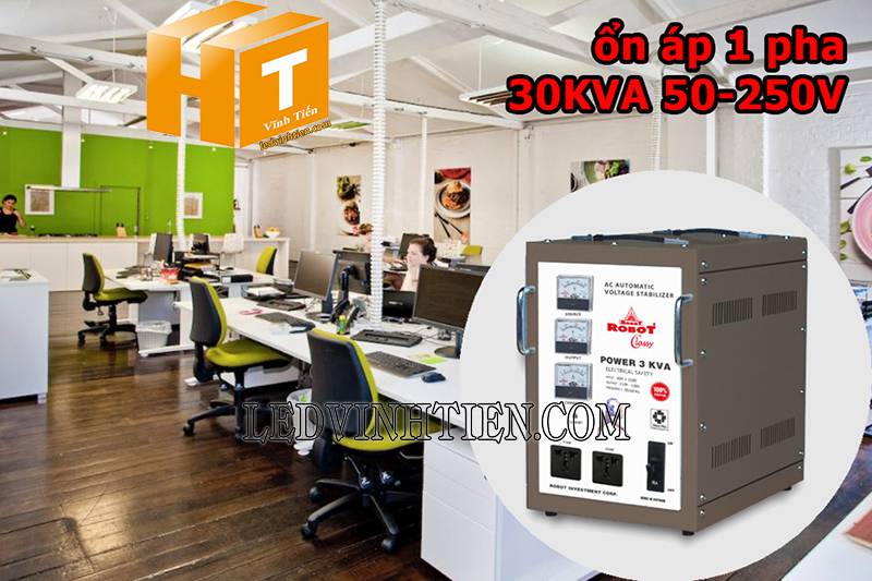ứng dụng của ổn áp Robot Classy 1 pha 3KVA loại tốt, giá rẻ