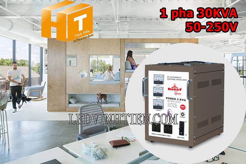 ứng dụng của ổn áp Robot Classy 1 pha 3KVA chất lượng cao