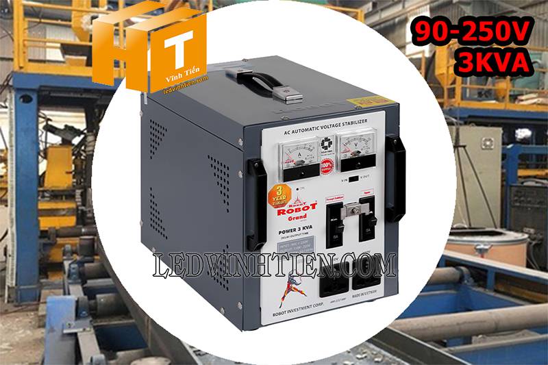 ứng dụng của ổn áp Robot Grand 1 pha 3KVA dùng cho nhà máy