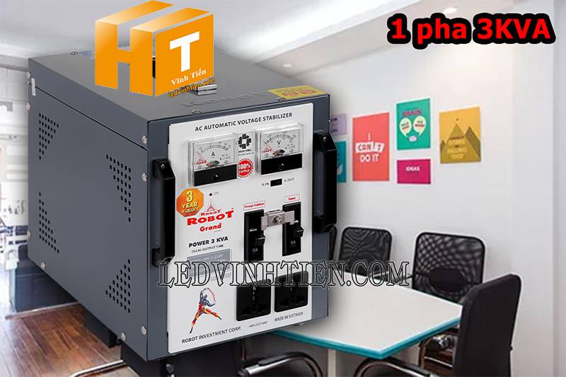 ứng dụng của ổn áp Robot Grand 1 pha 3KVA giá rẻ