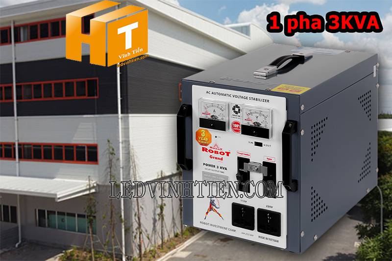 ứng dụng của ổn áp Robot Grand 1 pha 3KVA loại tốt