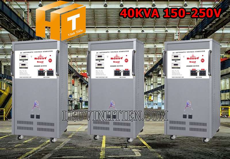 ứng dụng của ổn áp Robot Grand 1 pha 40KVA tại vĩnh tiến