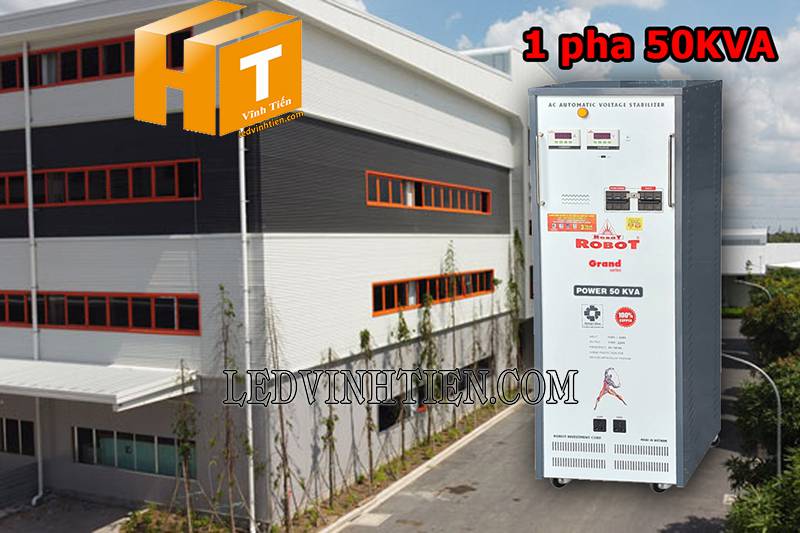 ứng dụng của ổn áp Robot Grand 1 pha 50KVA giá rẻ, loại tốt