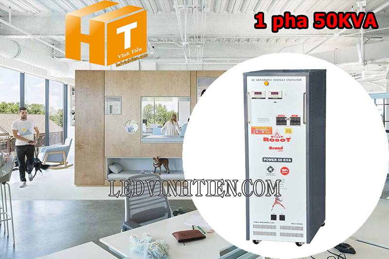 ứng dụng của ổn áp Robot Grand 1 pha 50KVA tại vĩnh tiến