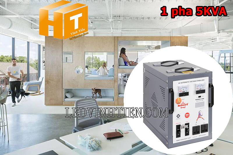 ứng dụng của ổn áp Robot Grand 1 pha 5KVA