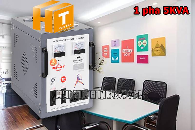 ứng dụng của ổn áp Robot Grand 1 pha 5KVA hàng chính hãng