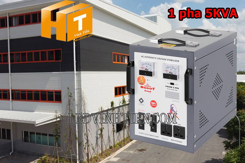 ứng dụng của ổn áp Robot Grand 1 pha 5KVA giá rẻ tại vĩnh tiến